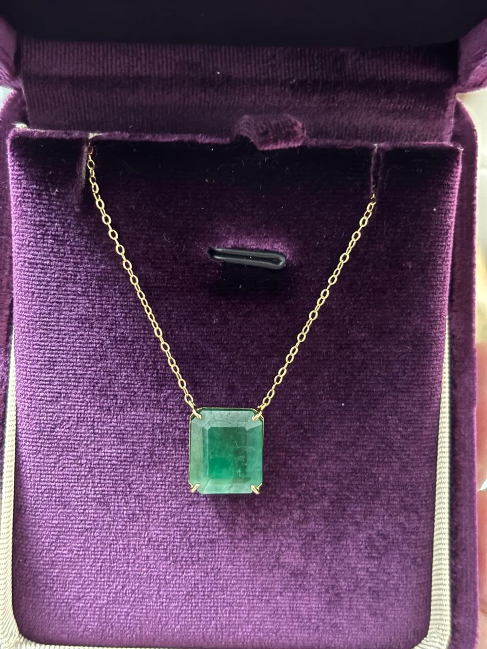 Colar esmeralda 6,03ct